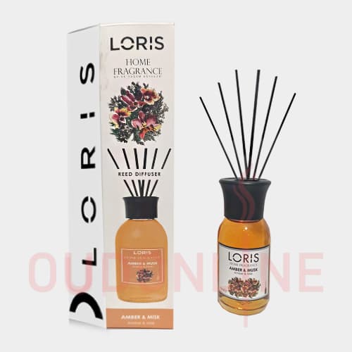 خوشبو کننده هوا لوریس Loris مدل امبر ماسک (عنبر مشک ) Amber musk حجم 100 میلی لیتر