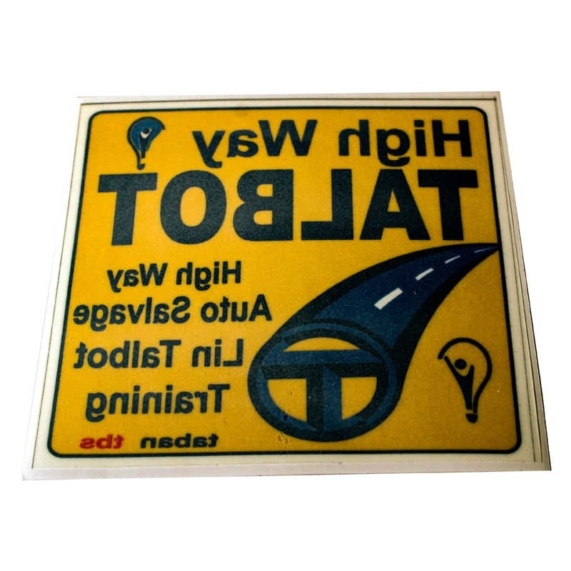 برچسب شیشه خودرو مدل TALBOT