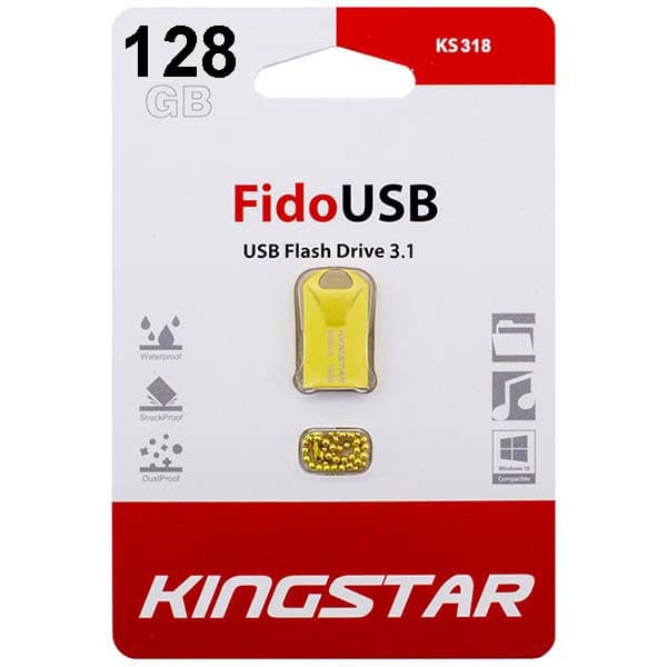 فلش مموری 128 گیگابایت کینگ استار KS318 Fido3 — تصویر ۲