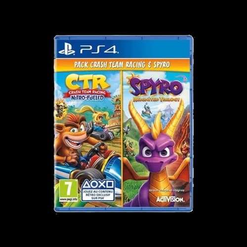 بازی Crash Team Racing Nitro-Fueled and Crash Bandicoot N.Sane Trilogy برای PS4