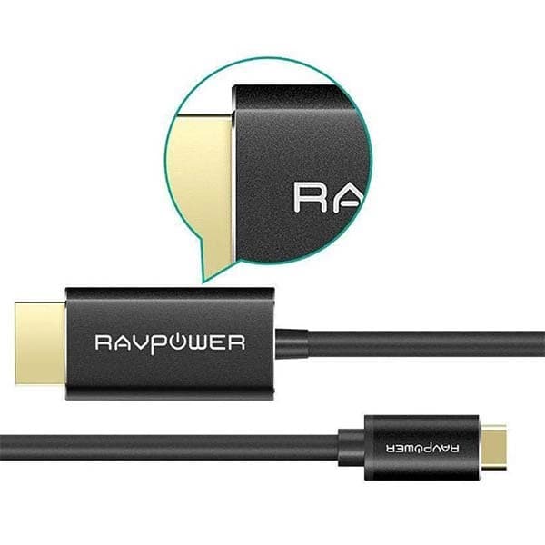 کابل تبدیل USB-C به HDMI راوپاور RP-CB006 — تصویر ۳
