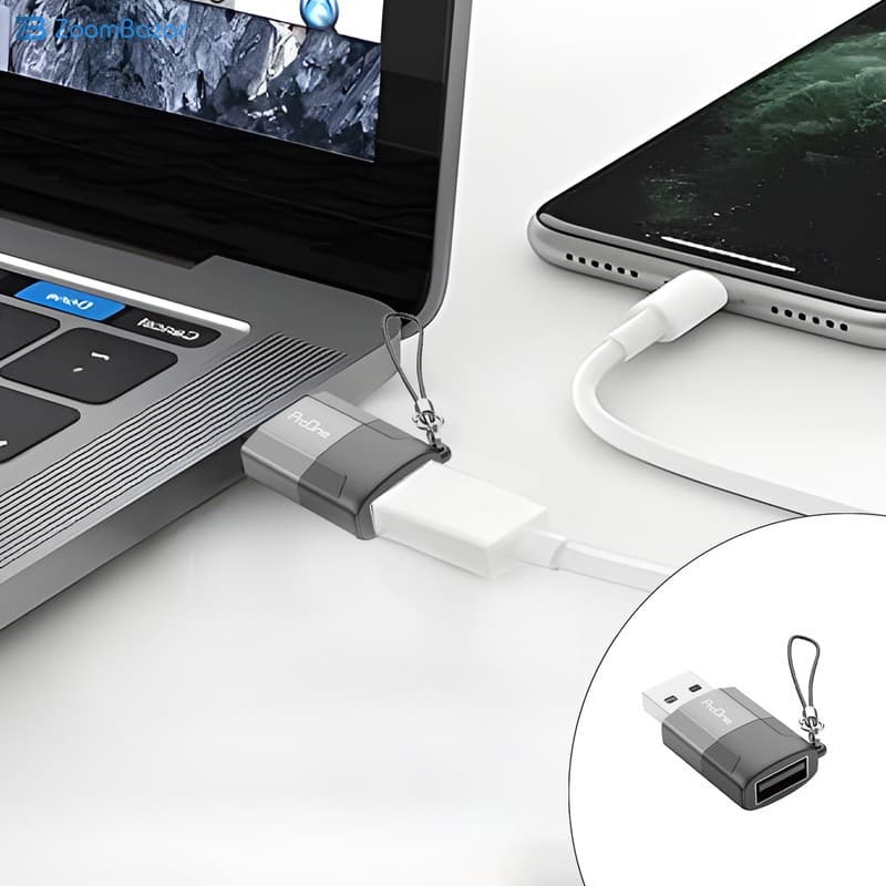 مبدل لایتنینگ به USB-A پرووان مدل PCO15 — تصویر ۵