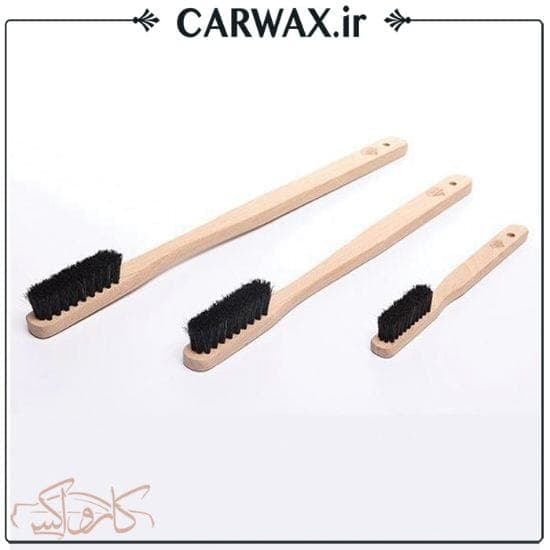 پک سه عددی برس و فرچه تمیز کننده دیتیلینگ مسواکی خودرو ای جی سی بی SGCB wool brush