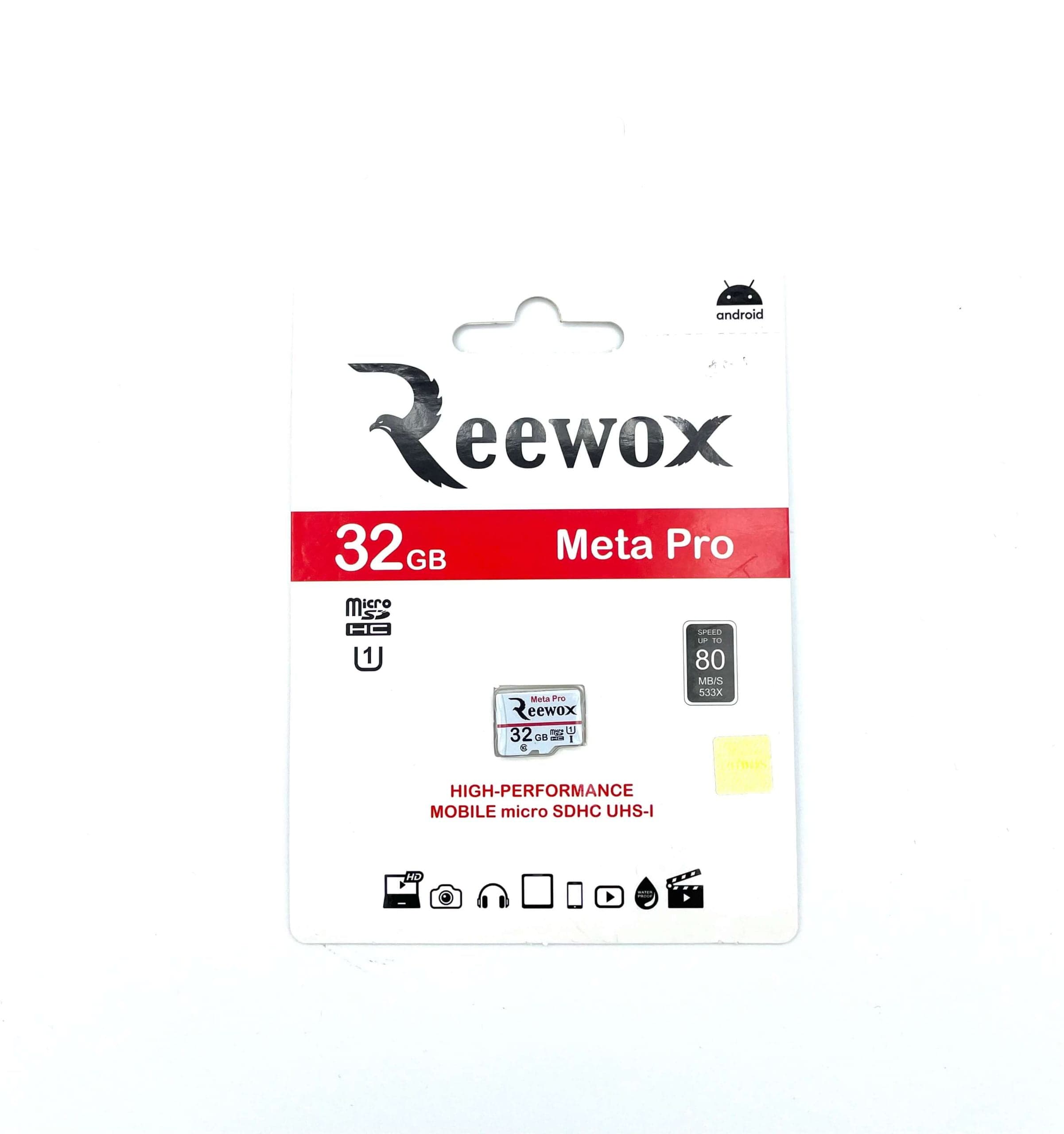 کارت حافظه microSD ریووکس مدل meta proکلاس 10ظرفیت 32 گیگ