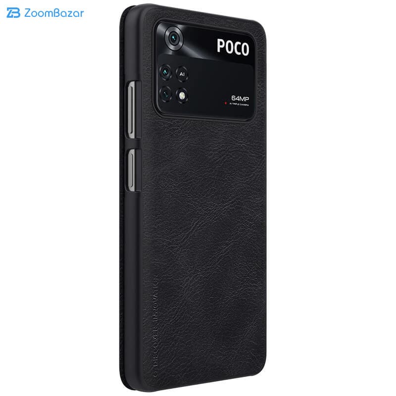 کیف کلاسوری نیلکین مدل QIN مناسب برای گوشی موبایل شیائومی Poco M4 Pro 4g — تصویر ۸