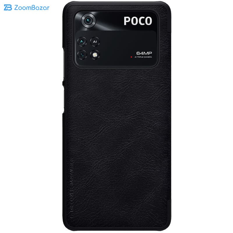 کیف کلاسوری نیلکین مدل QIN مناسب برای گوشی موبایل شیائومی Poco M4 Pro 4g — تصویر ۴