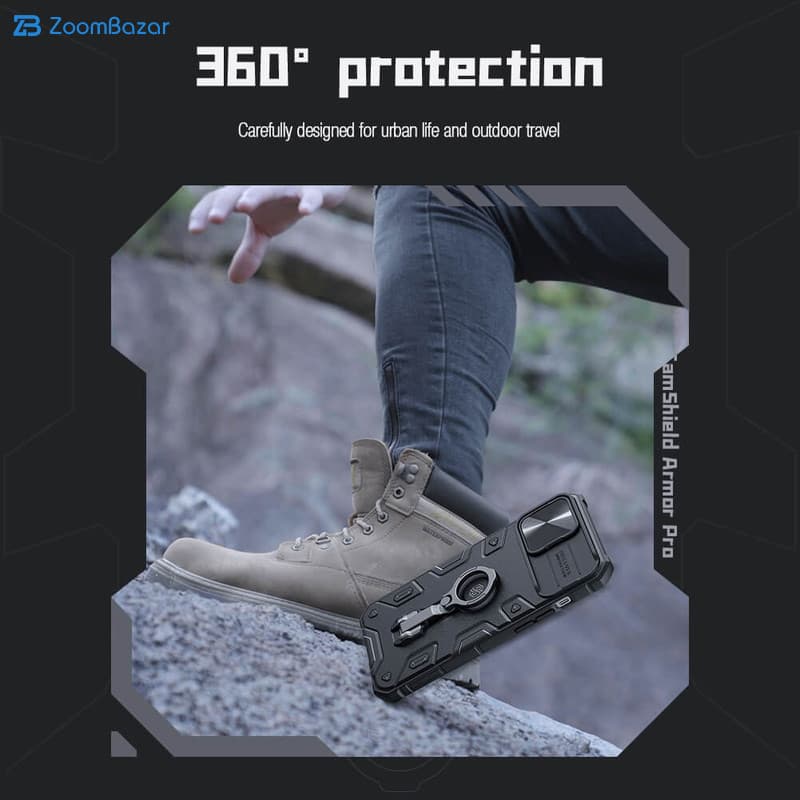 قاب نیلکین مدل CamShield Armor Pro مناسب برای گوشی موبایل اپل iPhone 13 Pro Max — تصویر ۸