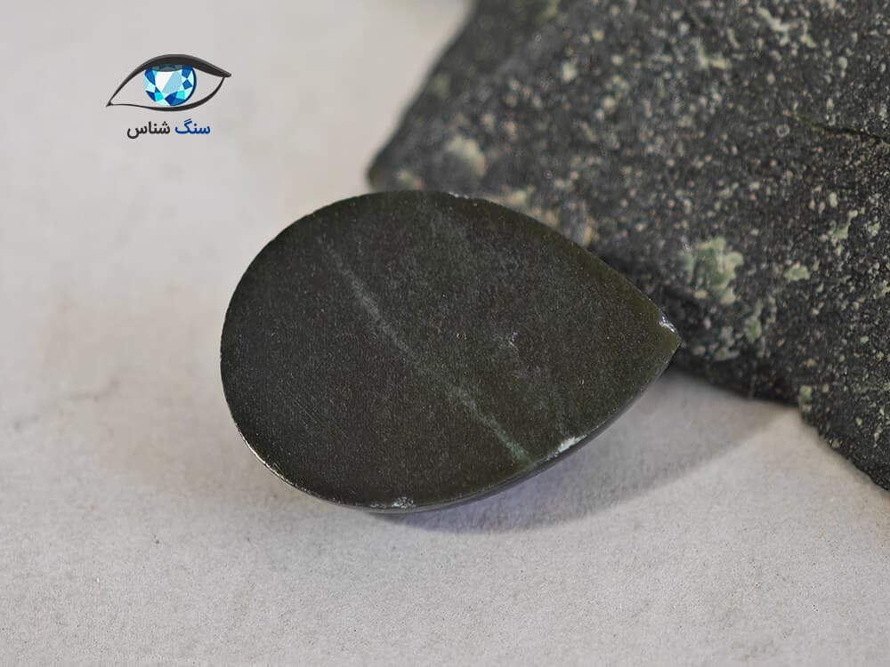 یشم جیدیت سبز تیره 1.5 گرم — تصویر ۳