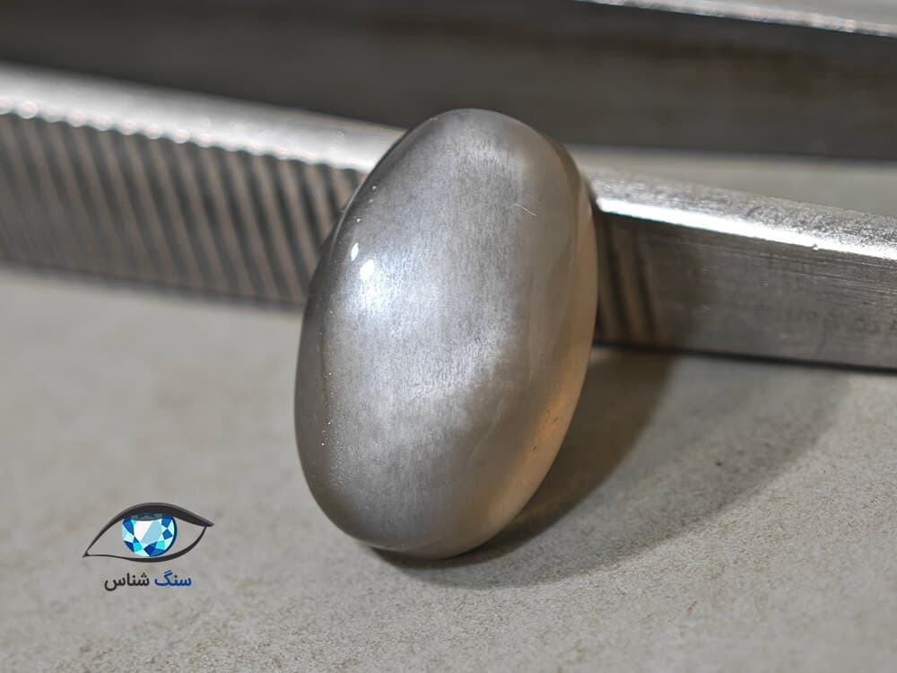 سنگ ماه (مون استون) طبیعی 6 قیراط — تصویر ۴