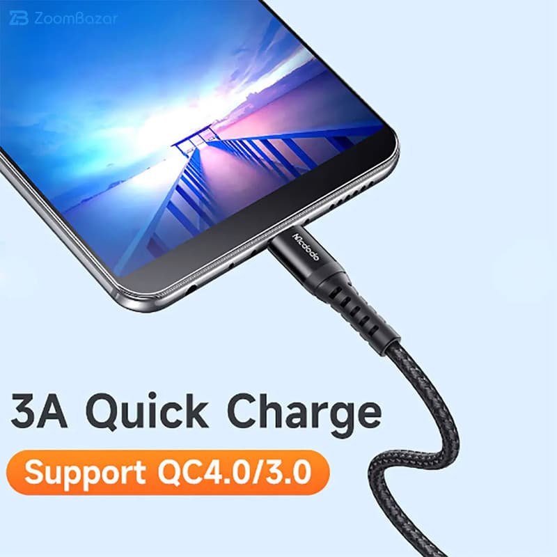کابل تبدیل USB به MicroUSB مک دودو مدل CA-2282 طول 2 متر — تصویر ۴