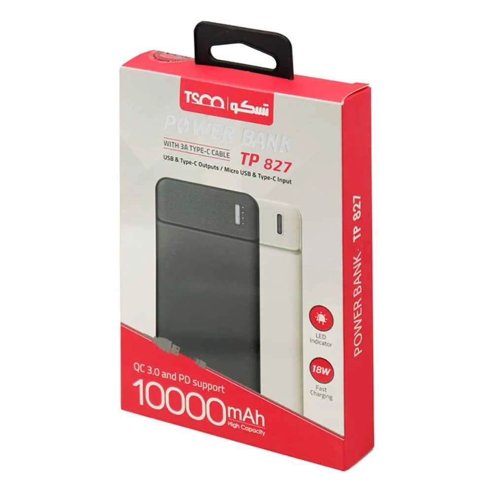 پاوربانک 10 هزار تسکو مدل TP-827 — تصویر ۴