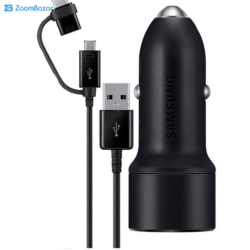 شارژر فندکی سامسونگ مدل EP-L1100 به همراه کابل تبدیل USB-C/microUSB | اصلی — تصویر ۶