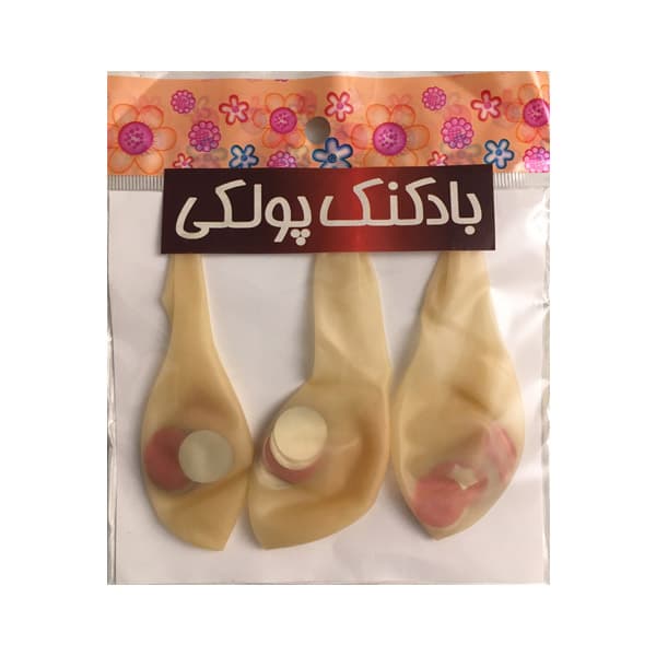 بادکنک پولکی بسته 3 عددی — تصویر ۳