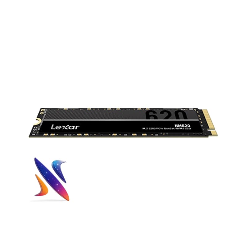 حافظه اس اس دی لکسار مدل Lexar NM620 M.2 NVMe 512GB Internal SSD — تصویر ۶