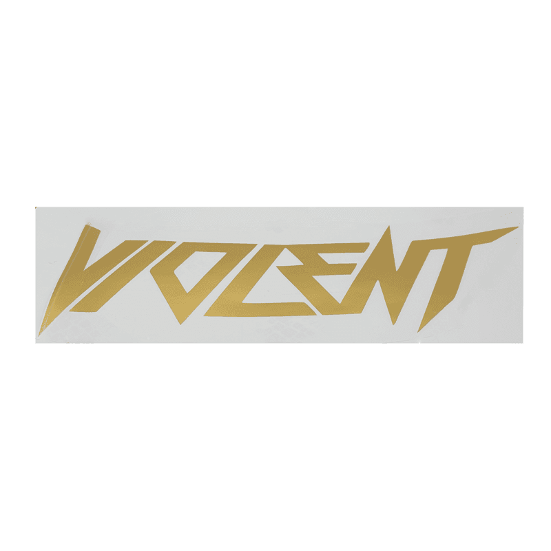 برچسب شیشه خودرو طرح VIOLENT