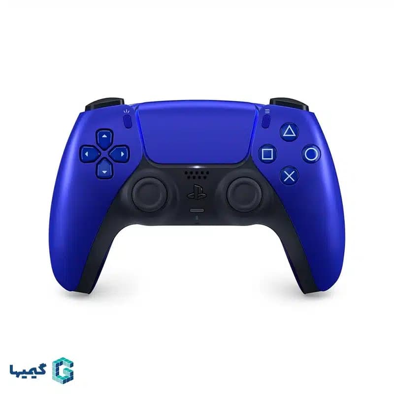 دسته بازی Sony مدل PS5 DualSense Cobalt Blue آبی متالیک