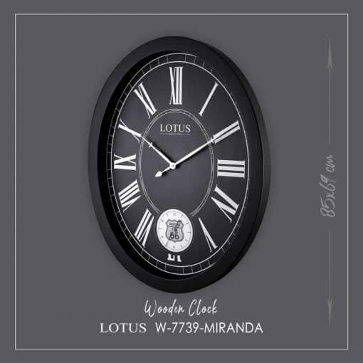 ساعت دیواری چوبی مدل MIRANDA کد W-7739 — تصویر ۴