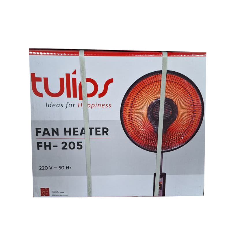 بخاری برقی تابشی فن دار تولیپس مدل FH-205 — تصویر ۴