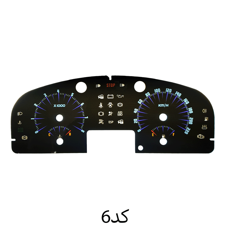 صفحه کیلومتر پژو پارس 405 داشبرد جدید — تصویر ۳