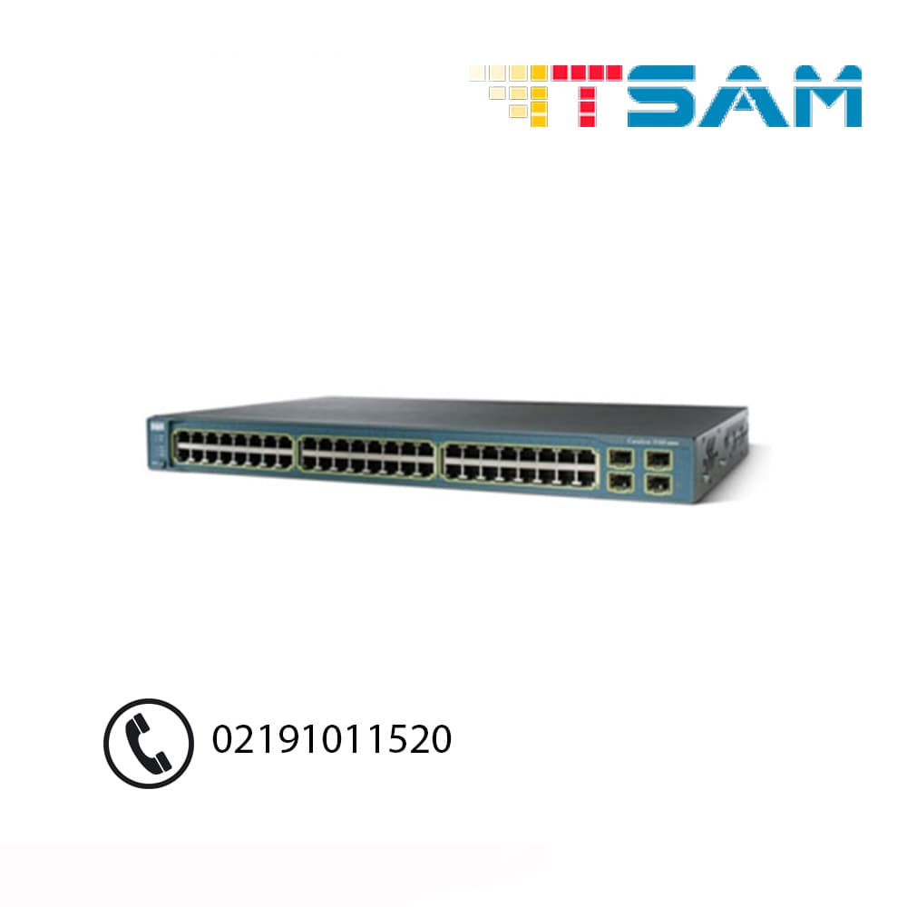 سوئیچ شبکه PoE سیسکو 48 پورت WS-C2960-48TC-L