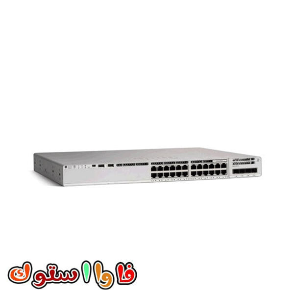 سوئیچ شبکه PoE سیسکو 24 پورت C9200L-24T-4X-E — تصویر ۳
