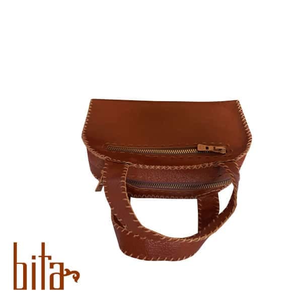 کیف آرایش چرم بزی درجه دو
