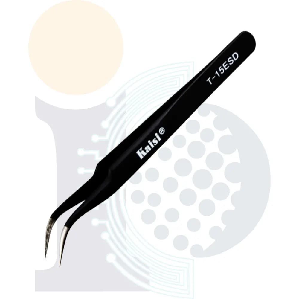 پنس سرکج Kaisi T-15 ESD استیل ضدزنگ