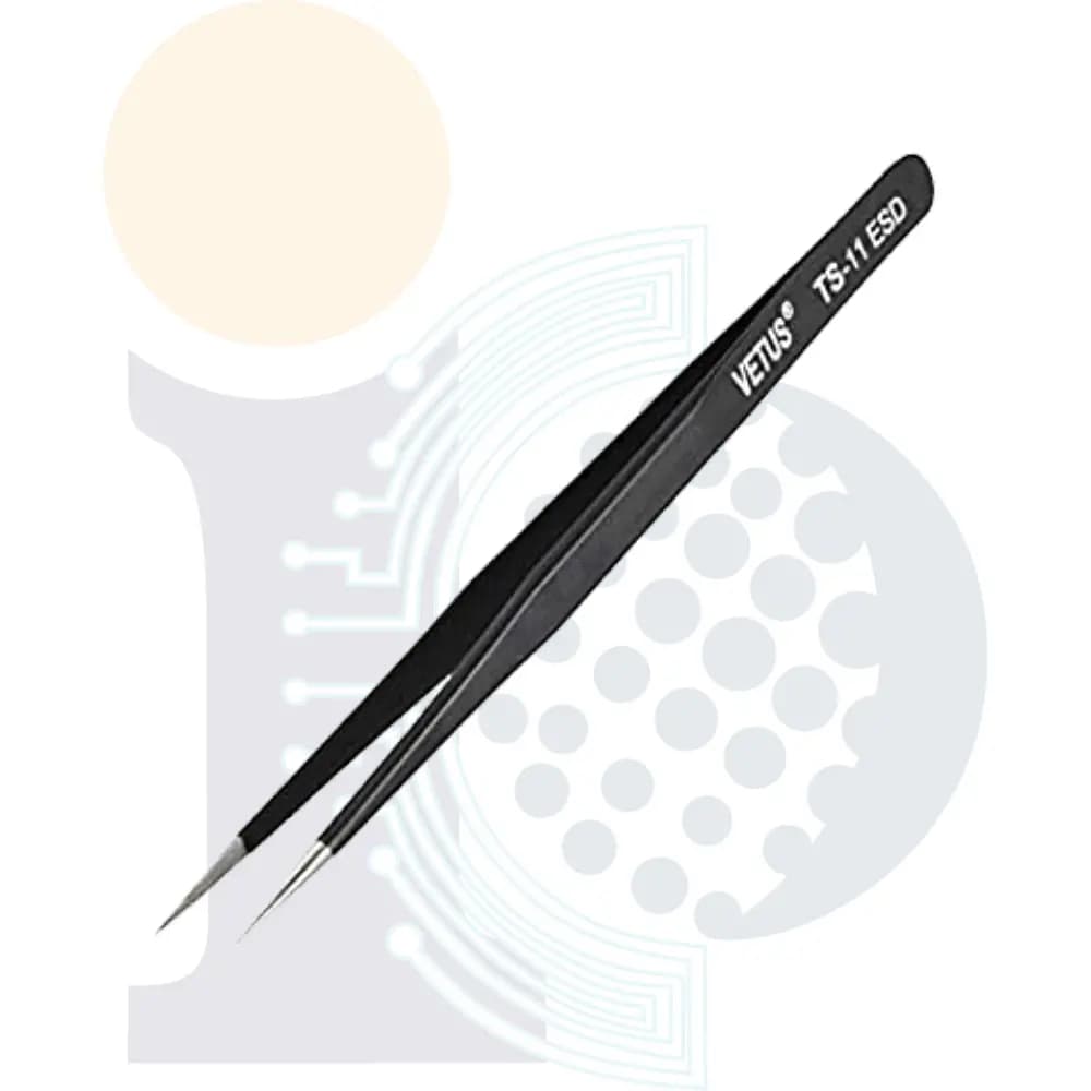 پنس سرصاف Kaisi T-11 ESD استیل ضدزنگ