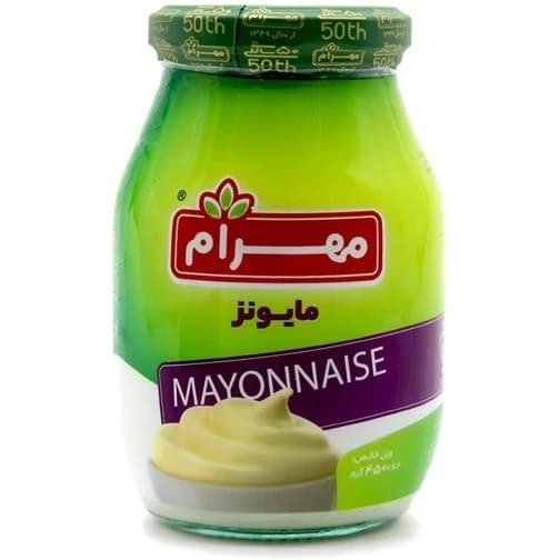 سس مایونز 450 گرمی مهرام در بسته بندی 12 عددی