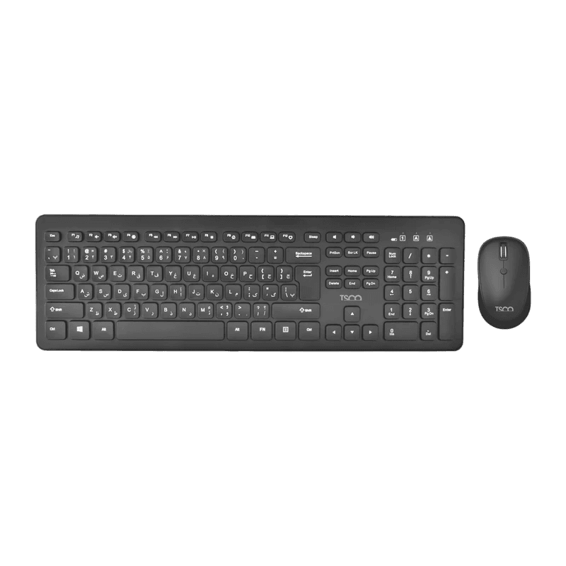 ماوس و کیبورد بی سیم تسکو مدل TSCO TKM7011WN