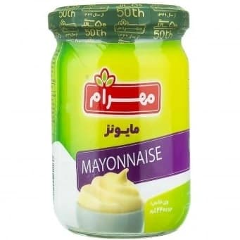 سس مایونز 240 گرمی مهرام در بسته بندی 24 عددی