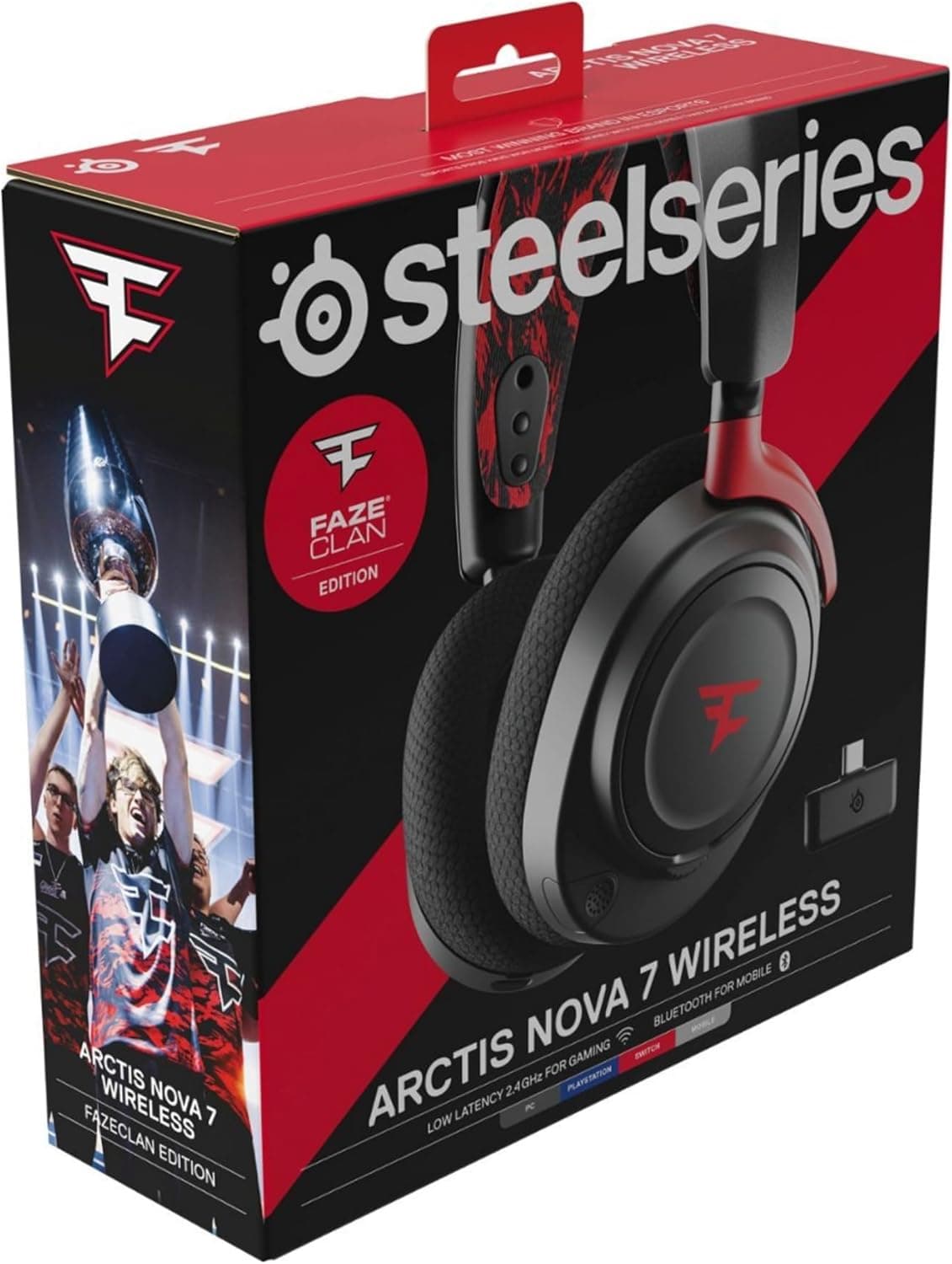 هدست بی سیم Steelseries Arctis Nova 7 FaZe Clan Edition — تصویر ۸
