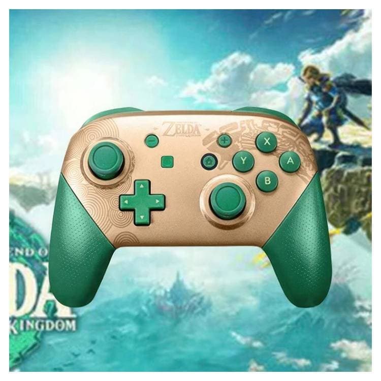 کنترلر بی سیم Nintendo Switch Pro – طرح The Legend of Zelda: Tears of the Kingdom سبز — تصویر ۲