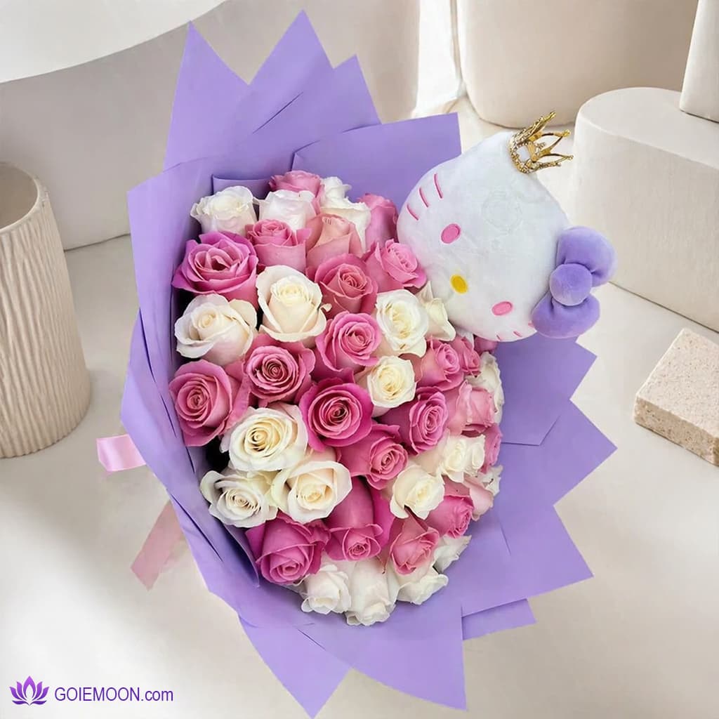 دسته گل اطلس