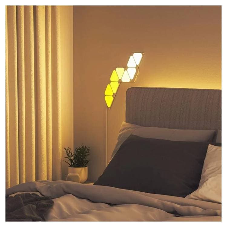 پنل روشنایی هوشمند 9 قطعه Nanoleaf Shapes Mini Triangles Starter Kit — تصویر ۴