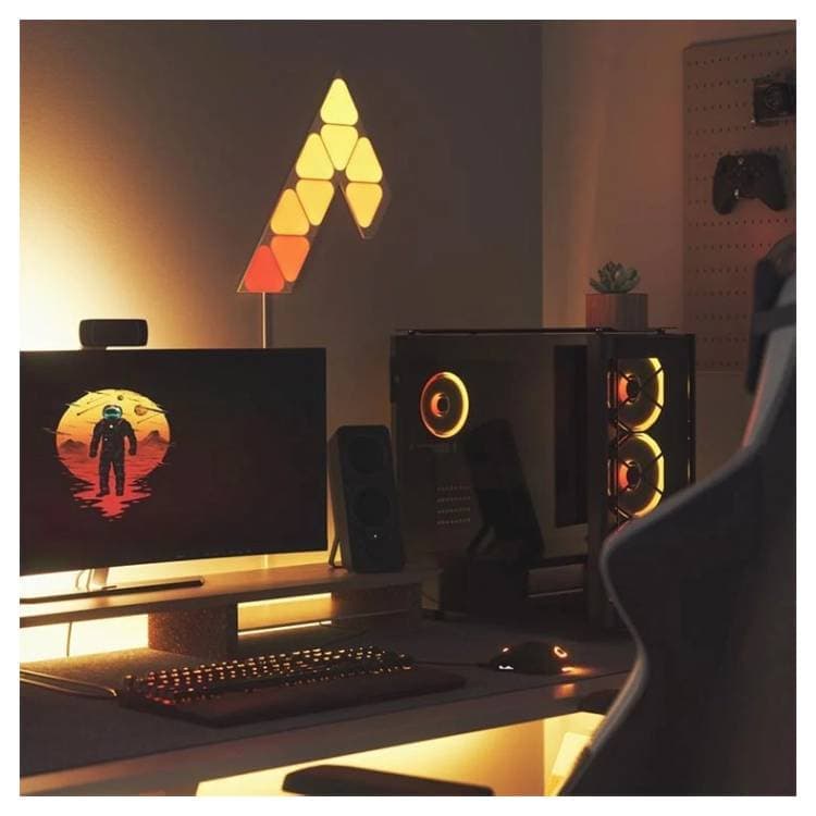 پنل روشنایی هوشمند 9 قطعه Nanoleaf Shapes Mini Triangles Starter Kit — تصویر ۵