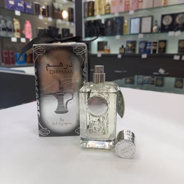 عطر ادکلن درهم مردانه نقره ای اصلی — تصویر ۵