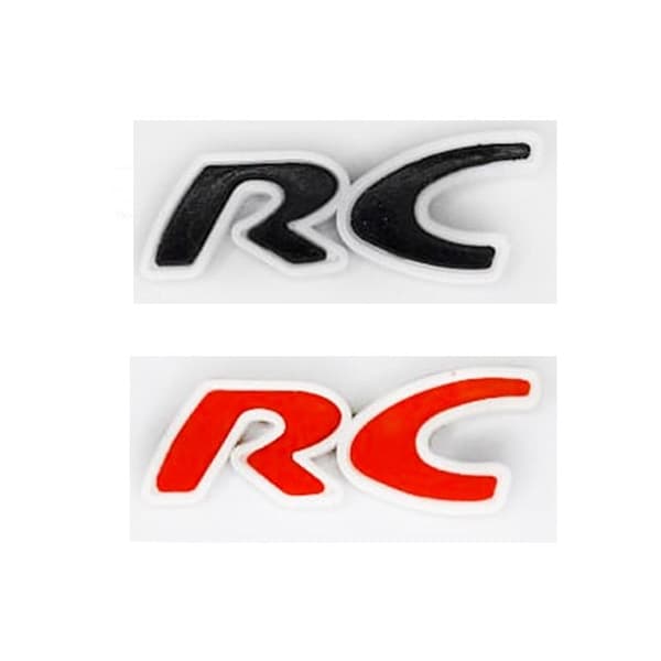 آرم ژله ای آر سی RC (بسته یک عددی) قرمز و مشکی