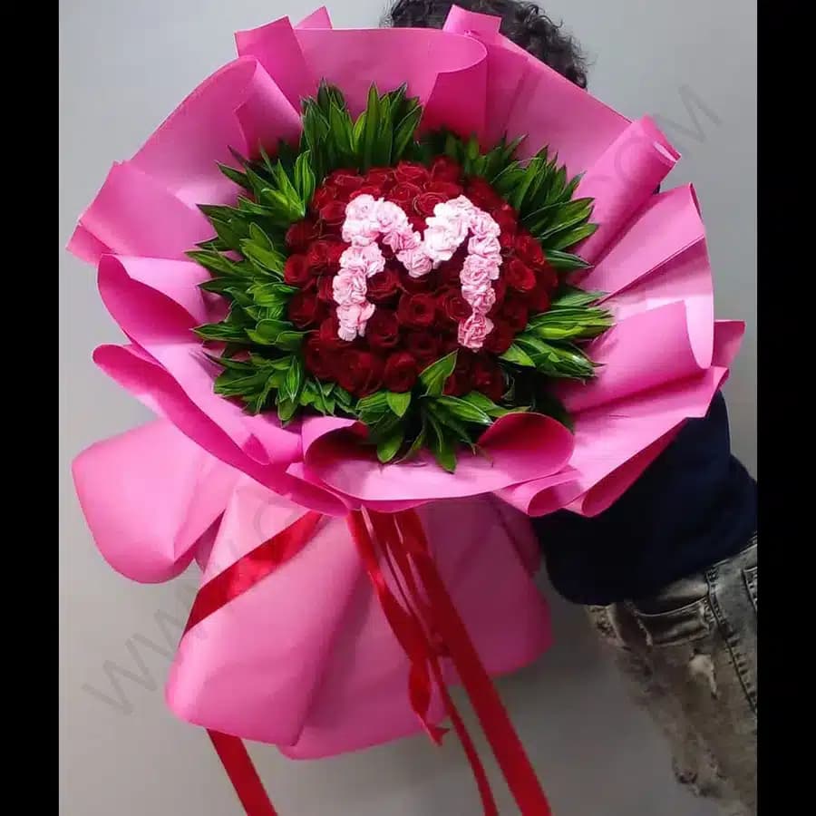 دسته گل حرف M 2 — تصویر ۲