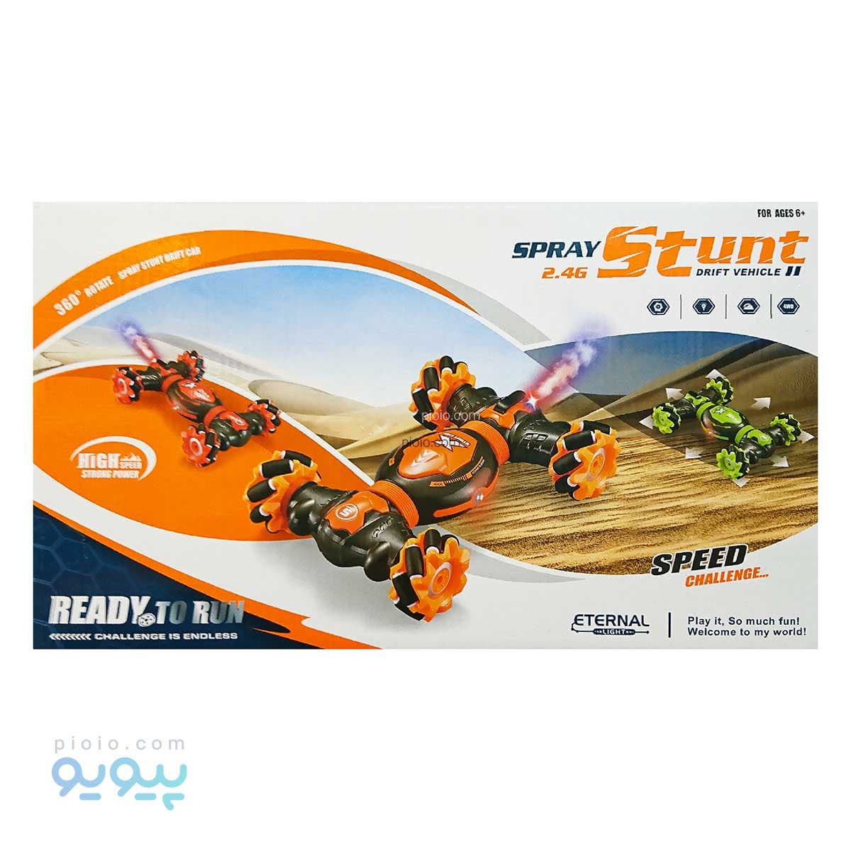 ماشین کنترلی دودزا JT TOYS آیتم JT376 تک و عمده — تصویر ۳