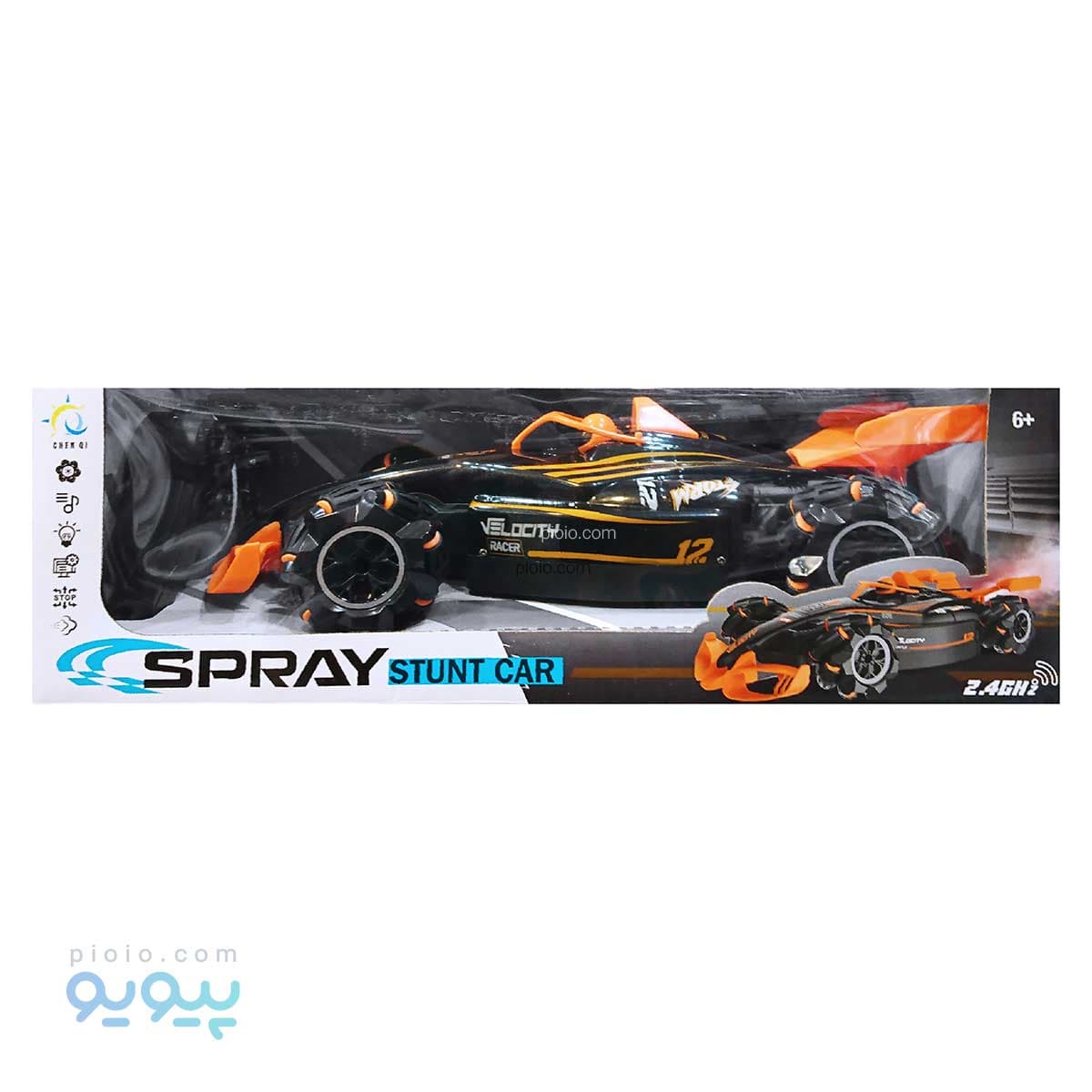 ماشین کنترلی دودزا STUNT CAR آیتم CQ-627 تک و عمده