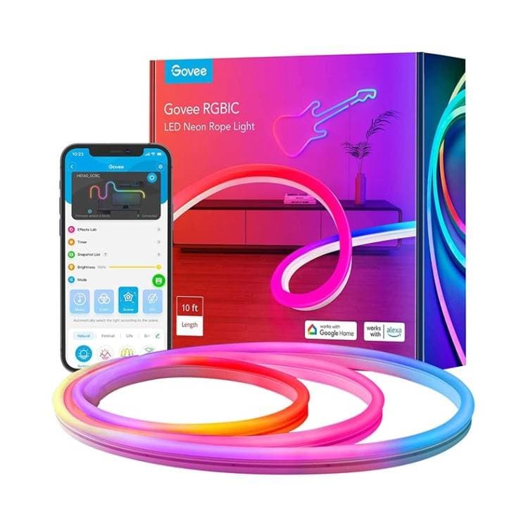 ریسه هوشمند 3 متری Govee RGBIC LED Neon Rope Light