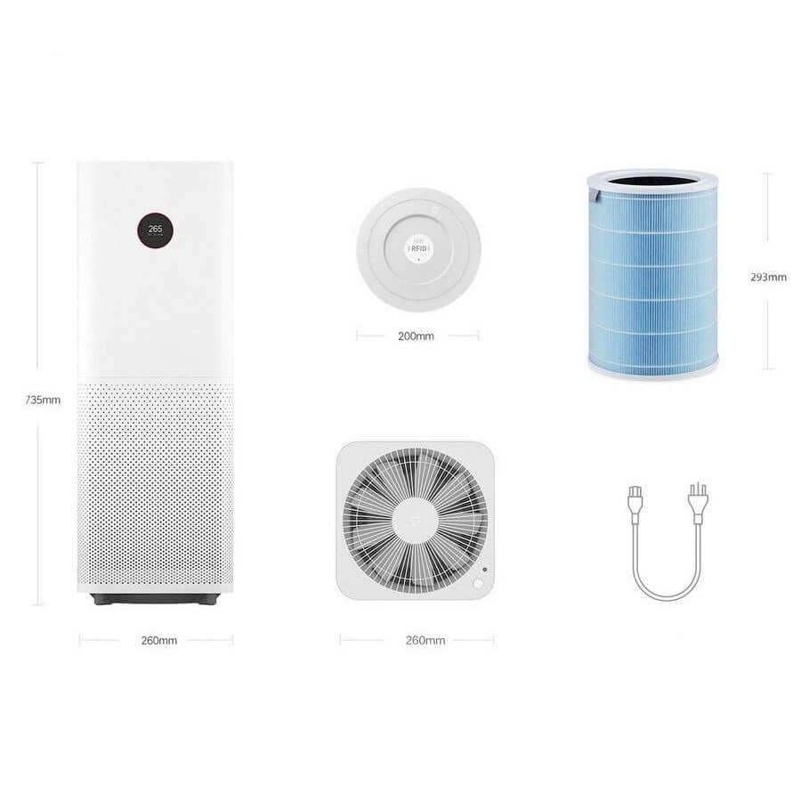 دستگاه تصفیه هوا شیائومی Purifier Pro — تصویر ۲
