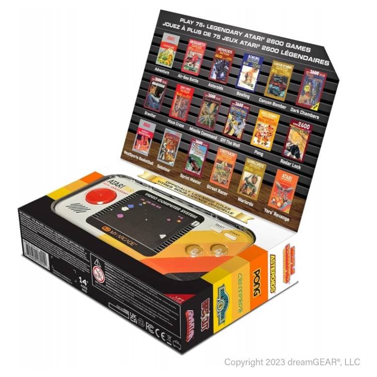 کنسول بازی دستی My Arcade Pocket Player Pro Atari 50th anniversary — تصویر ۵