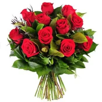 دسته گل ۱۲ شاخه رز (چین)