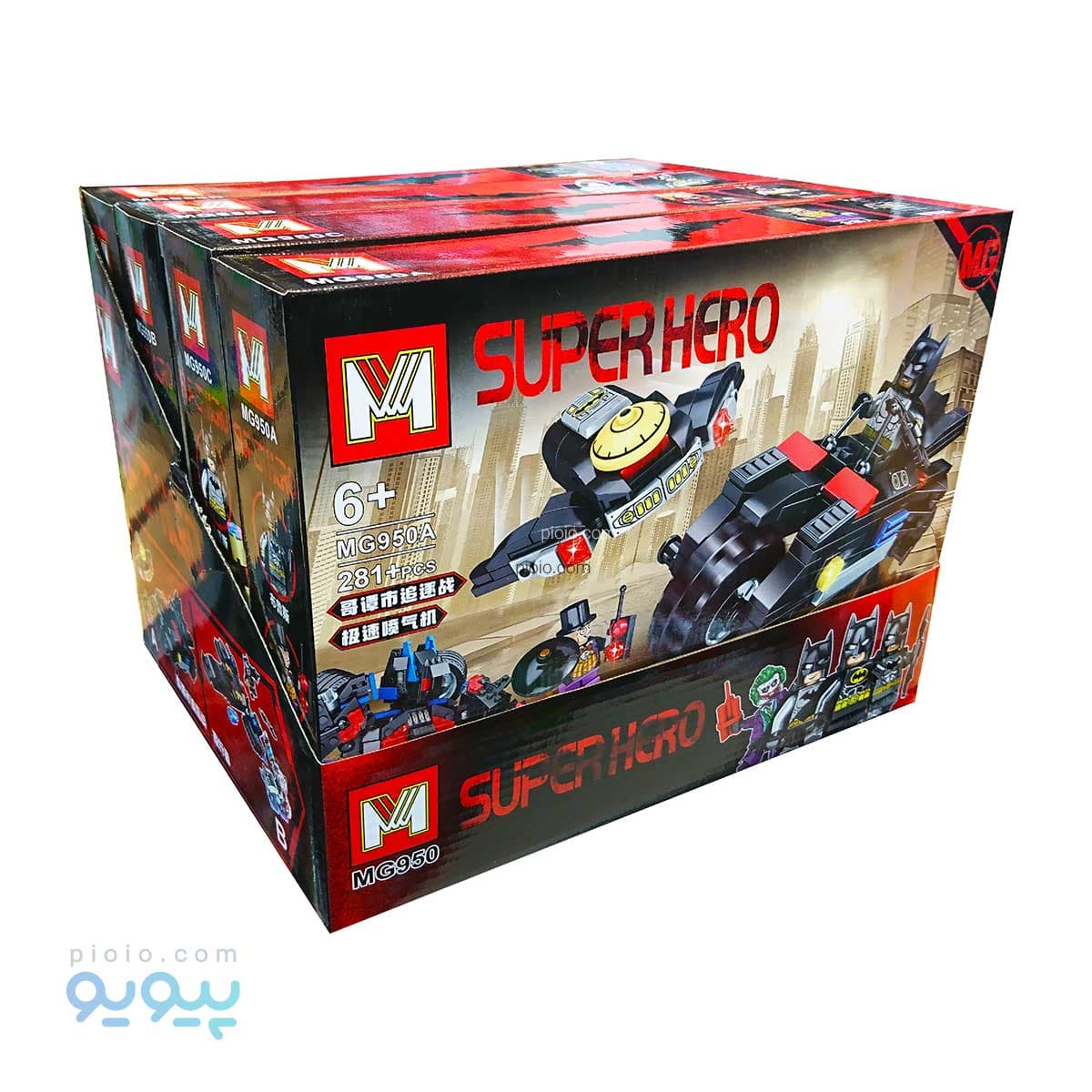پک 4 عددی لگو بتمن Superhero آیتم MG950