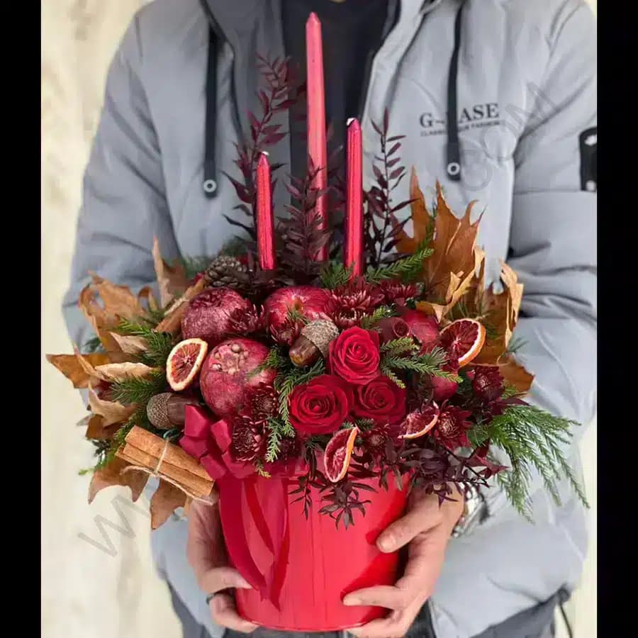باکس گل و میوه لیدا