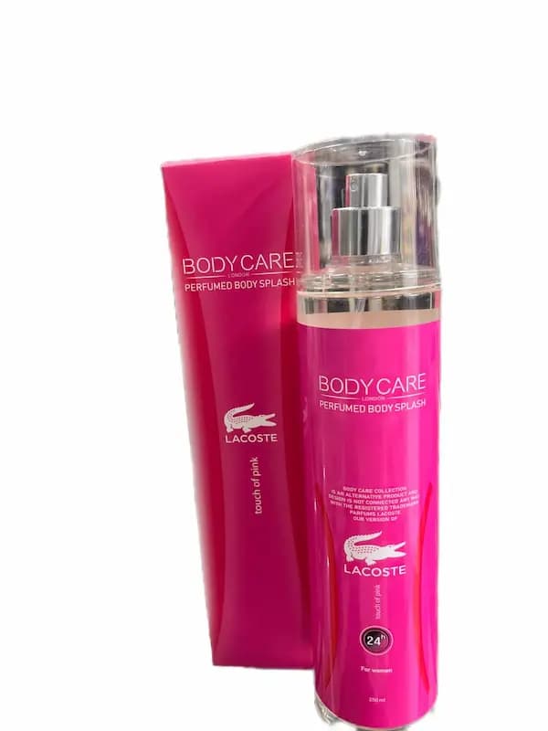 بادی اسپلش زنانه لاگوست صورتی بادی کر –شیرین و ملایم 250ml