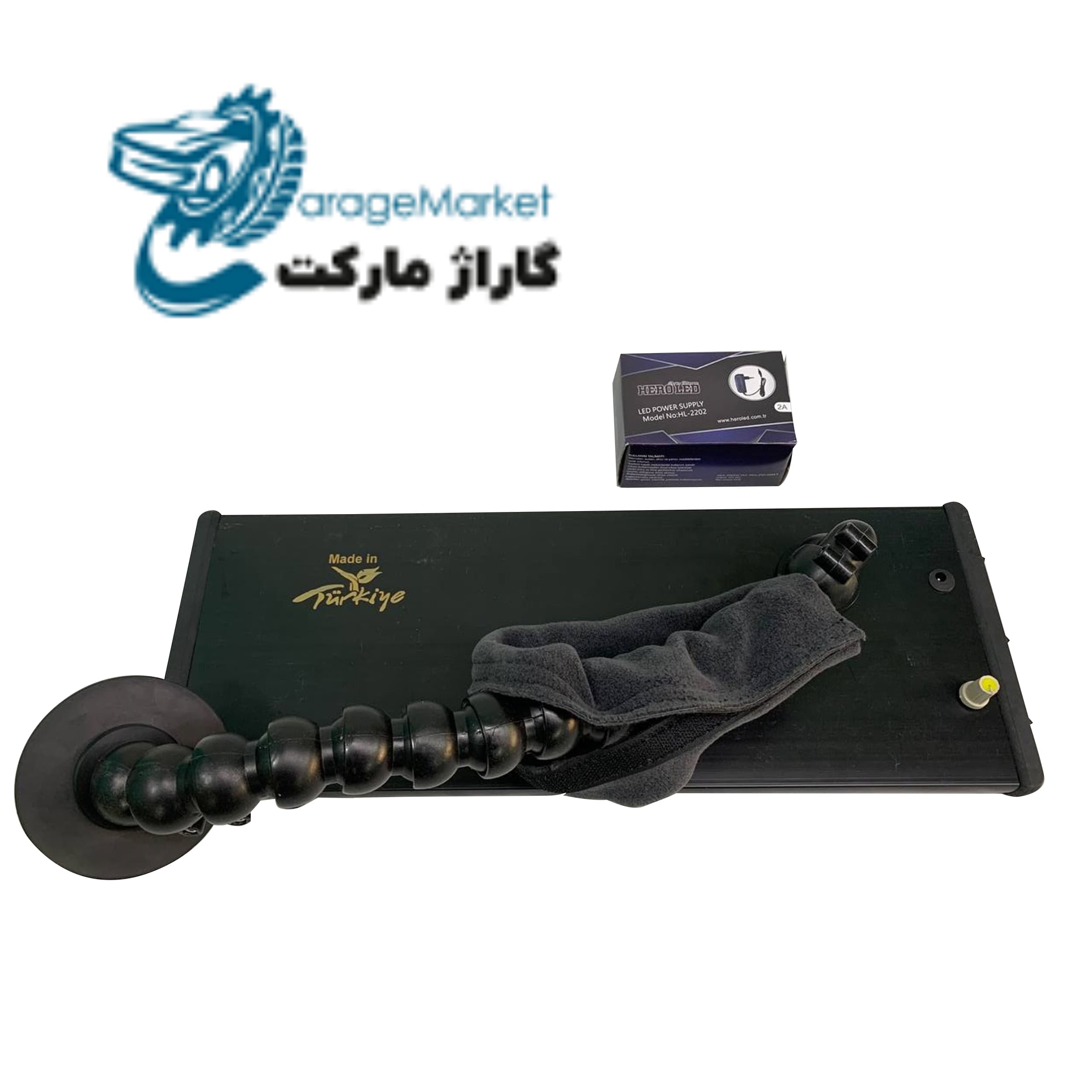 پنل نور متصل به بدنه صافکاری پایه آهنربایی 3 لاین دیمر دار ترکیه مدل TUR-77PDRLI — تصویر ۲