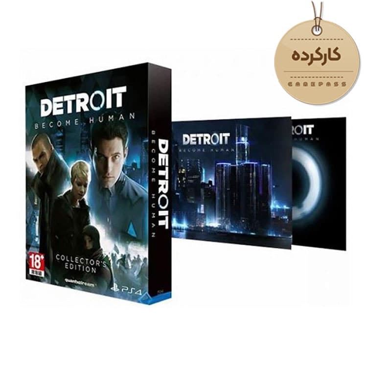 دیسک بازی Detroit Become Human Limited Edition کارکرده – مخصوص PS4